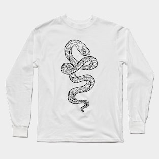 Drawing little snake / art little snake Long Sleeve T-Shirt